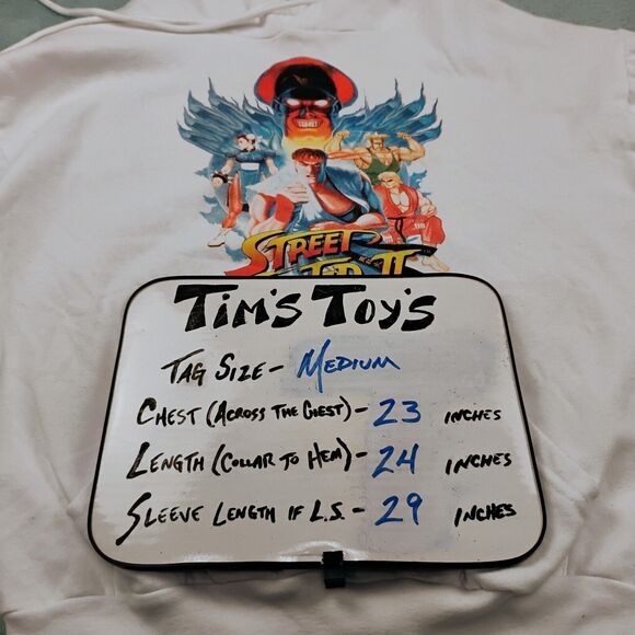 VTG Capcom Street Fighter 2 The World Warrior Hoodie Sweatshirt Mens Size Medium - Picture 8 of 8